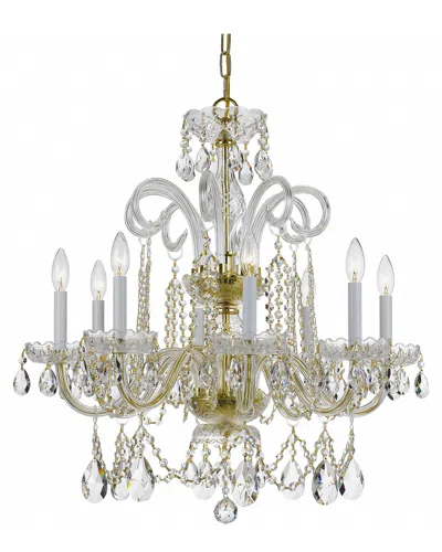 Crystorama 8-light Traditional Crystal Chandelier Swarovski Spectra Crystal