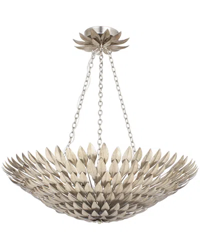 Crystorama 8-light Broche Chandelier In Gold
