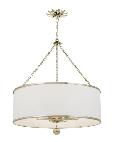 Crystorama 8-light Broche Chandelier In Gold