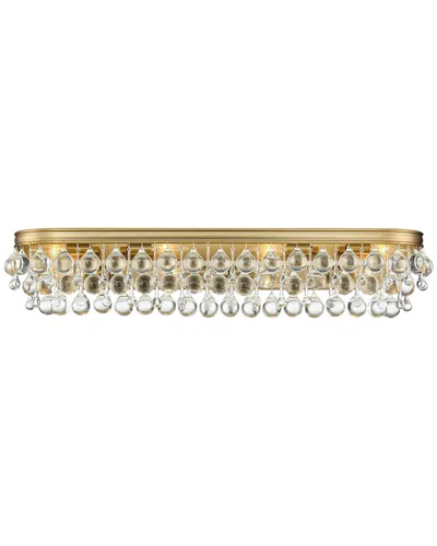 Crystorama 8-light Calypso Bathroom Vanity In Gold