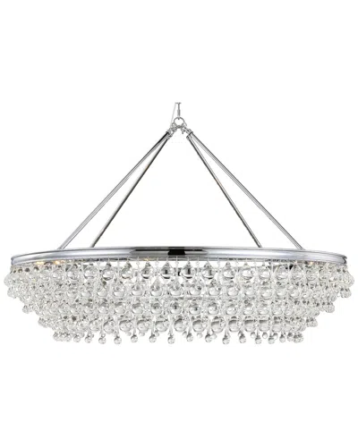 Crystorama 8-light Calypso Chandelier In Silver