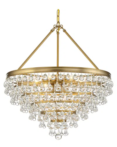 Crystorama 8-light Calypso Chandelier In Gold