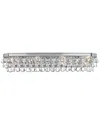 Crystorama 8-light Chrome Vanity-light In Silver