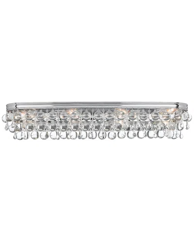Crystorama 8-light Chrome Vanity-light In Silver