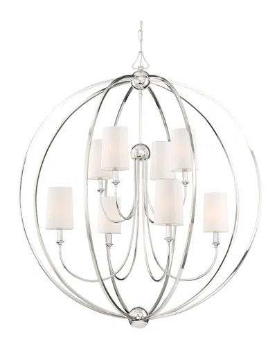 Crystorama 8-light Sylvan Chandelier In White