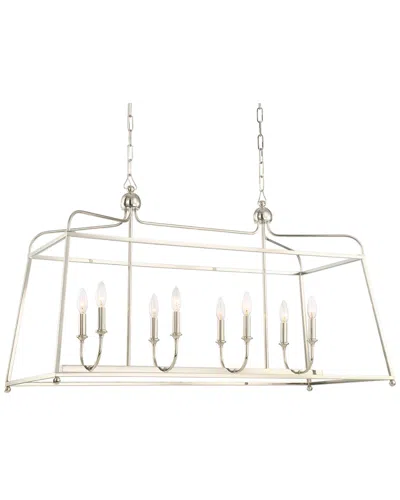 Crystorama 8-light Sylvan Chandelier In White