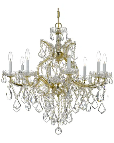 Crystorama 9-light Maria Theresa Chandelier In Gold