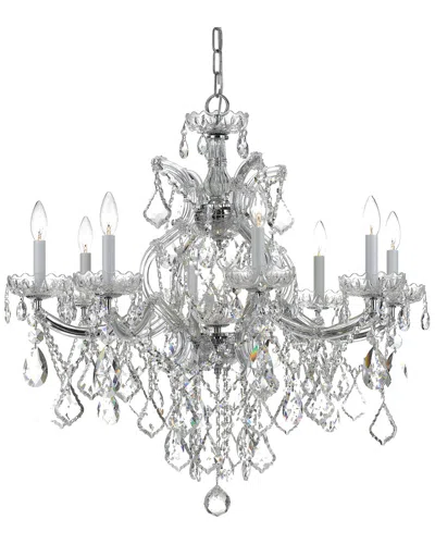 Crystorama 9-light Maria Theresa Chandelier In Silver