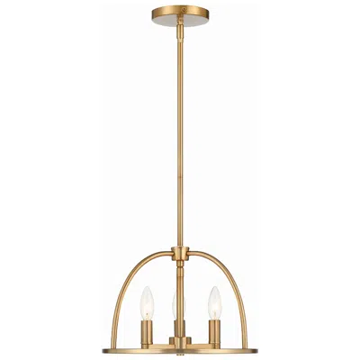 Crystorama Abbott 13.75'' Vibrant Gold Chandelier