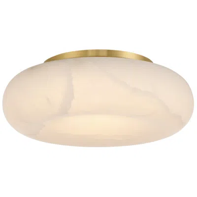 Crystorama Acme 16'' Integrated Led Aged Brass Flush Mount