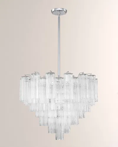 Crystorama Addis 12-light Polished Chrome Chandelier In Clear
