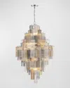 Crystorama Addis 20-light Chandelier In Aluminum