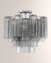 Crystorama Addis 4-light Polished Chrome Ceiling Mount In Silver