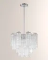 Crystorama Addis 4-light Polished Chrome Chandelier In Transparent