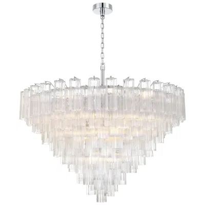 Crystorama Addis 49'' Polished Chrome Chandelier