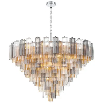 Crystorama Addis 49'' Polished Chrome Chandelier