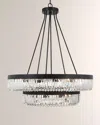 Crystorama Alister 26 Light Charcoal Bronze Chandelier In Charcoal Bronze