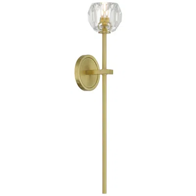 Crystorama Aragon 4.5'' Led Soft Brass Sconce In Multi