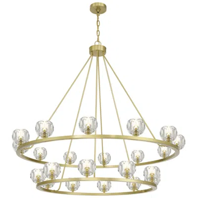 Crystorama Aragon 48'' Led Soft Brass Chandelier