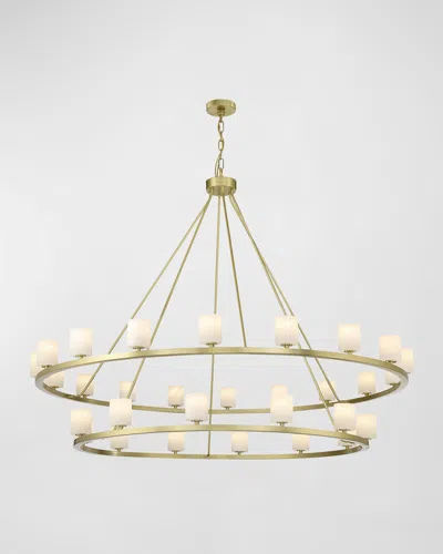 Crystorama Aragon Two-tier 30-light Chandelier In Gold