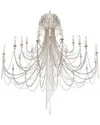 Crystorama Arcadia 28 Light Antique Silver Chandelier In Silver