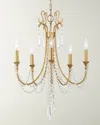 Crystorama Arcadia 5-light Antique Gold Chandelier