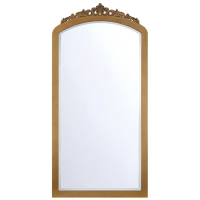 Crystorama Arden 36'' Burnished Brass Mirror In Multi