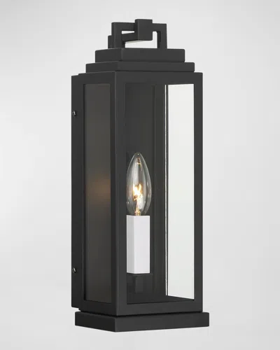 Crystorama Aspen 1-light Outdoor Sconce In Black