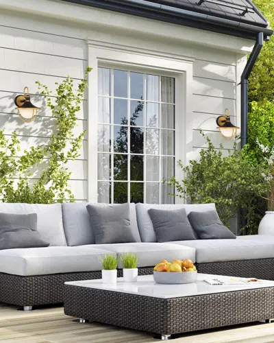 Crystorama Atlas 1-light Outdoor Sconce In Gray