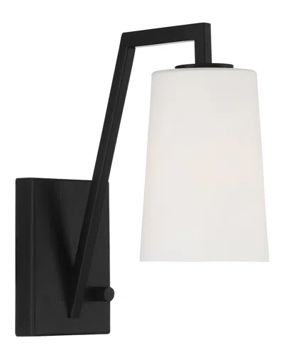CRYSTORAMA CRYSTORAMA AVON 1 LIGHT MATTE BLACK WALL MOUNT