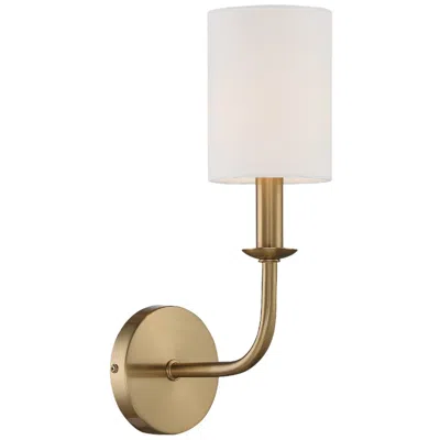 Crystorama Bailey 16" High Aged Brass Wall Sconce In Gold