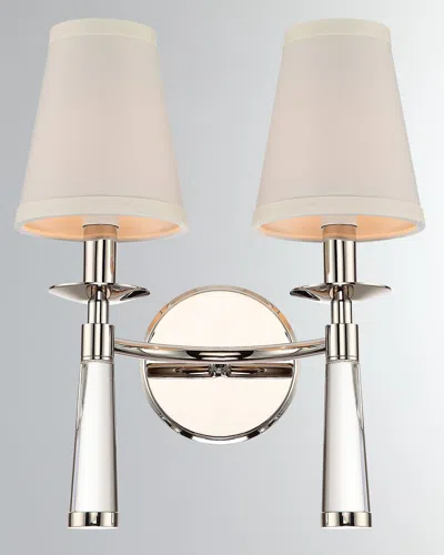 Crystorama Baxter 2-light Oil Sconce In Neutral
