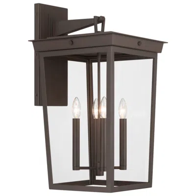 Crystorama Belmont 14'' Twilight Bronze Outdoor Sconce