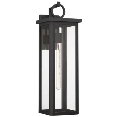 Crystorama Boadie 8'' Led Matte Black Outdoor Sconce