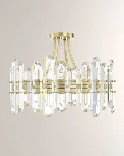 Crystorama Bolton 4-light Ceiling Mount In Gold