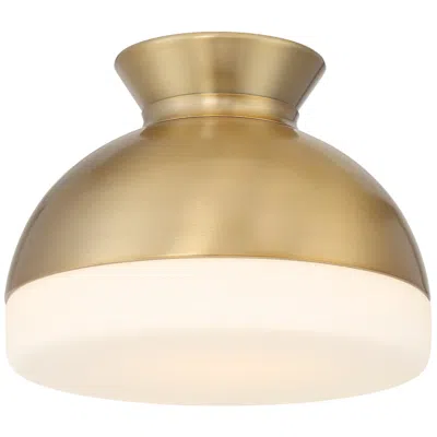 Crystorama Brian Patrick Flynn Gidget 10.25'' Vibrant Gold Flush Mount
