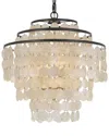 Crystorama Brielle 4-light Dark Bronze Chandelier In Metallic