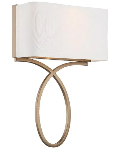 Crystorama Brinkley 2-light Vibrant Gold Wall Mount