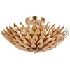 Crystorama 4-light Broche Flush Mount In Gold