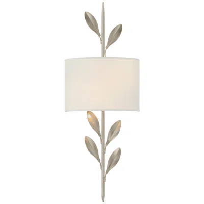 Crystorama Broche 24" High 2-light Silver Vine And Shade Wall Sconce In Multi