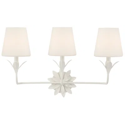 Crystorama Broche 25'' Matte White Bathroom Vanity