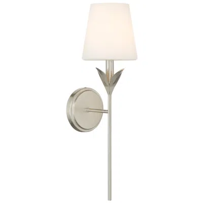 Crystorama Broche 6'' Antique Silver Sconce In Multi