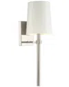 Crystorama Bromley 1-light Polished Nickel Wall Mount In Metallic