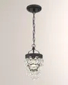 Crystorama Calypso 1-light Mini Chandelier In Black