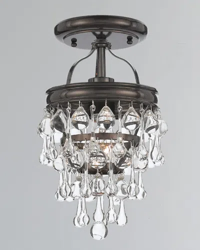 Crystorama Calypso 1-light Mini Chandelier In Brown