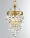 Crystorama Calypso 1-light Mini Chandelier In Gold