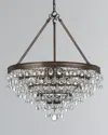 Crystorama 8-light Calypso Chandelier In Brown