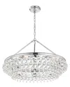 Crystorama Calypso 6-light Crystal Teardrop Chandelier