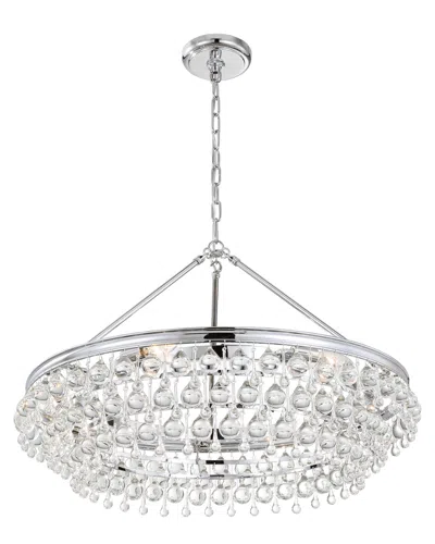 Crystorama Calypso 6-light Crystal Teardrop Chandelier
