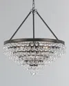 Crystorama Calypso 8-light Crystal Teardrop Chandelier In Brown